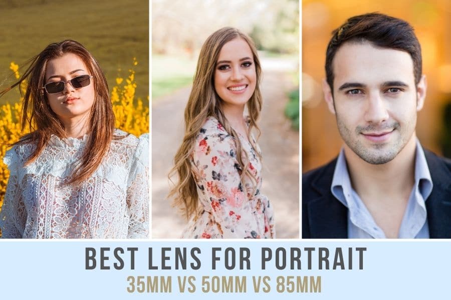 Onveilig Zeug reinigen Which is the Best Lens for Portraits? 35mm vs 50mm vs 85mm - Genem  Photography