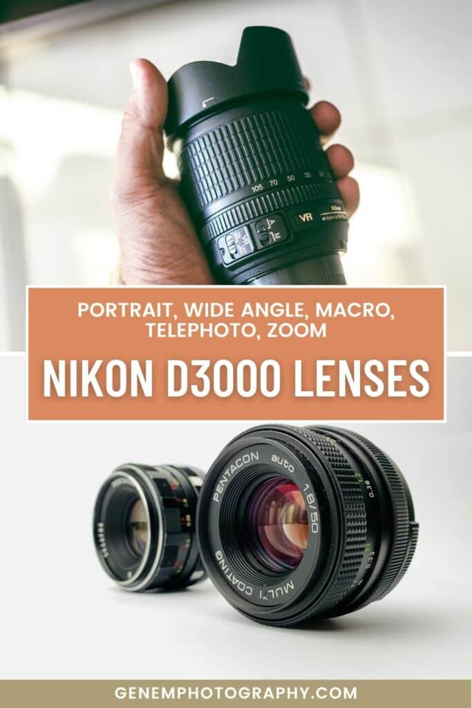 best nikon d3000 lenses