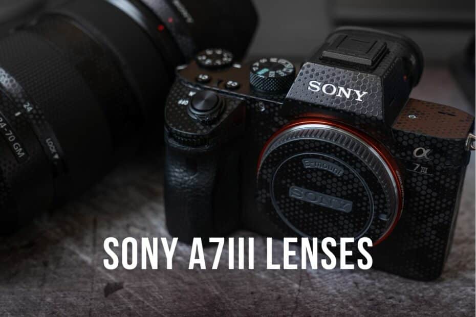 Sony a7III lenses
