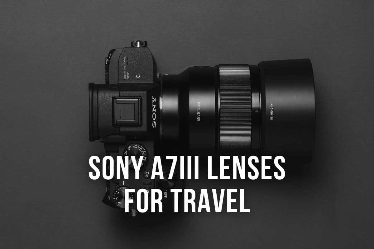 Sony a7III lenses for travel